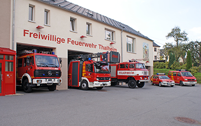 Fuhrpark und neues Gerätehaus 2009